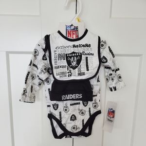 Raiders onsie set